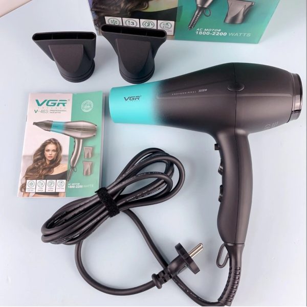 خرید سشوار حرفه‌ای VGR مدل V-463 | سشوار قدرتمند و بادوام
