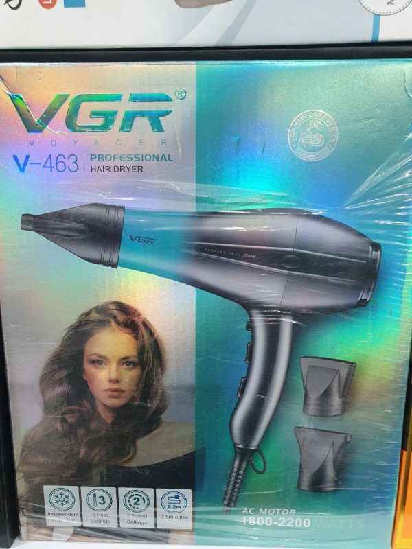 خرید سشوار حرفه‌ای VGR مدل V-463 | سشوار قدرتمند و بادوام